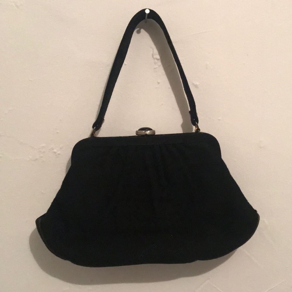 Vintage mini bag with zipped pocket